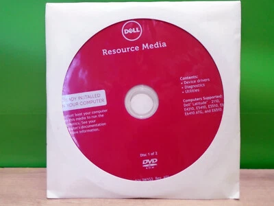 ✔️📀 DELL RESOURCE MEDIA FOR LATITUDE 2110, E4310, E5410, E5510, E6410, E6510 - Image 1 of 4