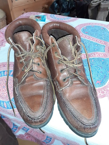 Timberlands donna pelle marrone stile vintage taglia 8. Molto pulito!