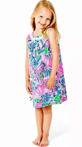 NWT LILLY PULITZER SIZE X-LARGE LITTLE LILLY CLASSIC SHIFT DRESS *TIGER SUNRISE* - Picture 1 of 4