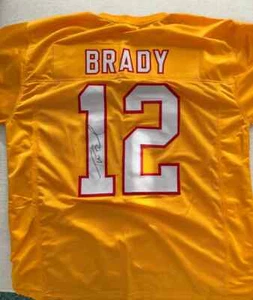 Tom Brady signiert Tampa Bay Buccaneers Trikot ICZ Dave Norman Autogramm COA - Bild 1 von 2