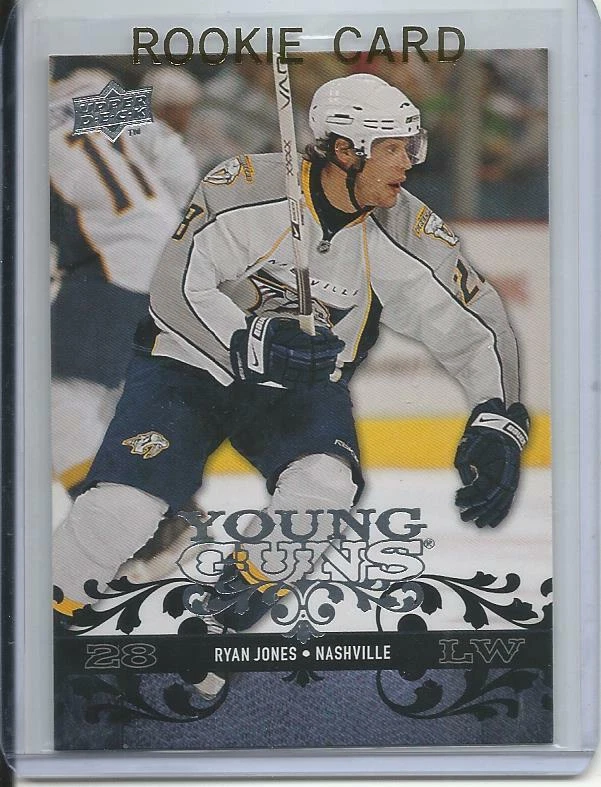 2008-09 UD Upper Deck Young Guns Ryan Jones Rookie Card RC #226 Mint - Image 1 of 1