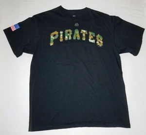 Andrew McCutchen #22 Pittsburgh Pirates Majestic Jersey T-Shirt Men's XL Camo - Picture 1 of 6