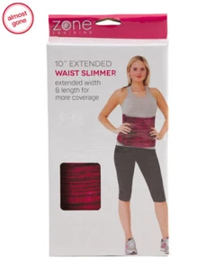 Cinturón más delgado cintura extendida Zone Training 10" rosa talla única nuevo - Imagen 1 de 1