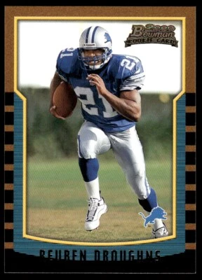 2000 Bowman Reuben Droughns Rookie #189 - Image 1 of 2