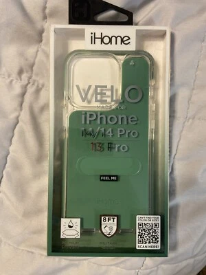 Estuche Ihome Velo. iPhone 14/14 Pro. 13 Pro. Como nuevo. Silicona. Caída de 8 pies. Ultra Slim Foto 1 de 4