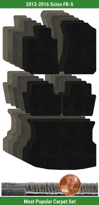 Conjunto de tapete Lloyd Custom Ultimat para 2013-2016 Scion FR-S (5 peças) #1235 - Imagem 1 de 4