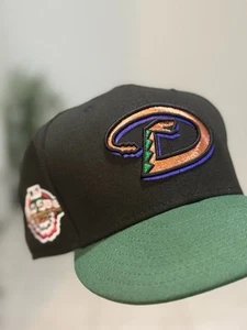 7 5/8 New Era 59Fifty Arizona Diamondbacks Talla Ajustada Sombrero Club 2001 WS Pinky - Imagen 1 de 3
