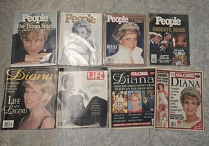 Princess Diana Magazine Lot Of 8 Pictures For Exactly Whats Included - Picture 1 of 9