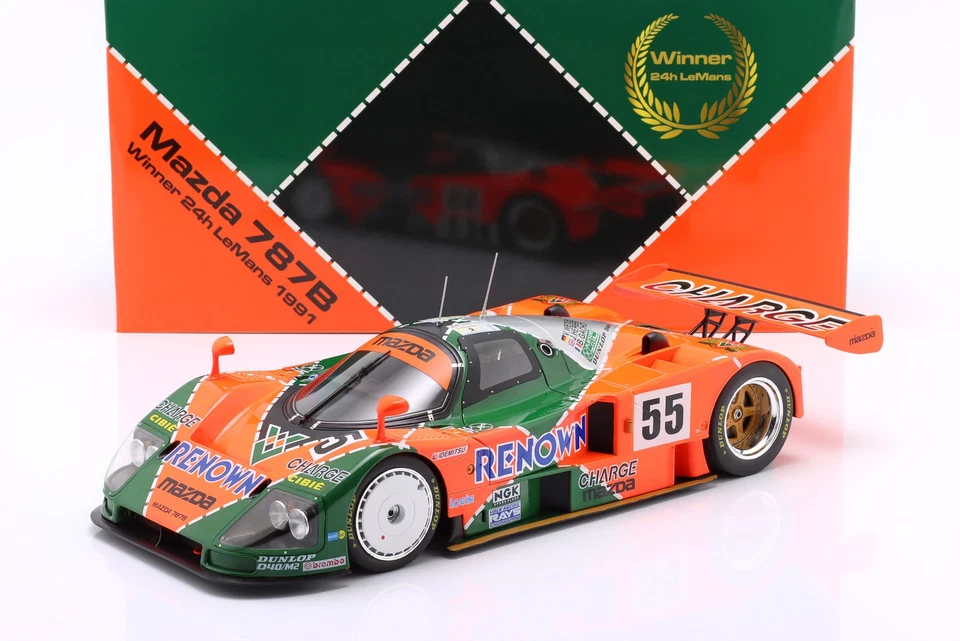 Mazda 787B #55 Sieger 24h LeMans 1991 Weidler, Herbert, Gachot 1:12 WERK83