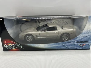 1/18 Mattel/Hot Wheels 100% Chevrolet C5 Corvette Metallic Silver jm 54575 - Picture 1 of 17