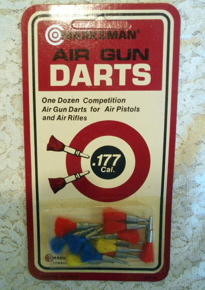 (NEW) Marksman Airgun Darts, .177 cal, 12ct In Original Package NOS