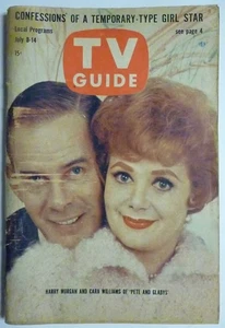 S Ohio July 8 TV Guide 1961 PETE & GLADYS Cara Williams A Custom $100,000 Saddle - Picture 1 of 5