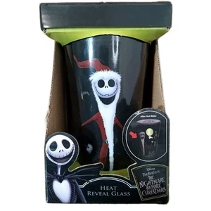 Nightmare before Christmas Jack Skellington vetro brilla al buio con liquido - Foto 1 di 3