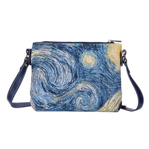 Bolso Bandolera Signare Tapiz Van Gogh Noche Estrellada Arte Mujer Bolso de Hombro - Imagen 1 de 11