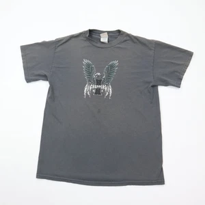 Vintage Y2K Choppers T-Shirt Uomo Grigio Medio Aquila Acchiappasogni Grunge Biker - Foto 1 di 10