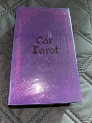 Caja de baraja de cartas del tarot del gato - hallazgo raro, sellado Foto 1 de 4