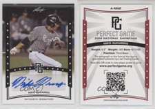 2014 Leaf Perfect Game Showcase Auto Black Niko Navarro #A-NN2 Auto