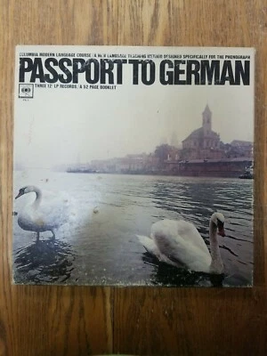 Passport To German Language - Three 12" LP Records & 52pg Booklet 1961 Columbia - Image 1 of 4