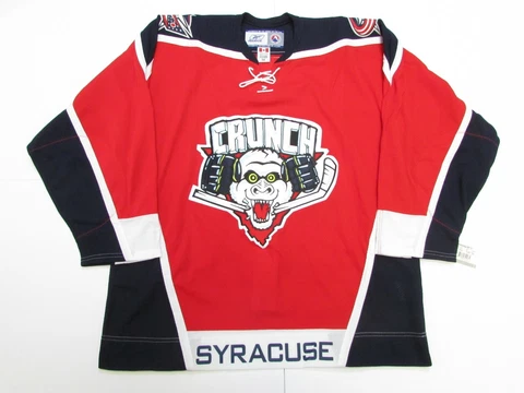SYRACUSE CRUNCH AUTHENTIC AHL PRO REEBOK 6100 HOCKEY JERSEY SIZE 56 Cover