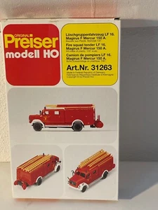 Preiser Bausatz 31263 Löschgruppenfzg. LF 16 Magirus Mercur 150A - Bild 1 von 2