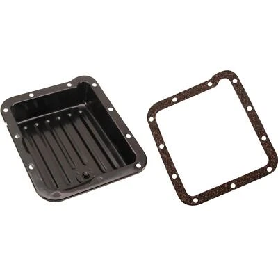Transmission Oil Pan, Case Fill w/Gasket, Black, Fits Ford C4 - Image 1 of 4