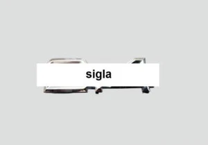 LOGO 2.4 PER ALFA ROMEO 75 SIGLA EMBLEMA FREGIO STEMMA SCRITTA TARGHETTA BADGE - Foto 1 di 1