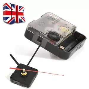 Set Quartz Clock Movement Mechanism DIY Kit - Battery Powered Hands Tool UK - Picture 1 of 12