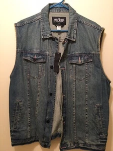 10 Deep Jean Vest 3XL 100% Authenic - Picture 1 of 8