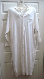 Vestido largo para mujer Avenue Body 22/24 blanco algodón con capucha talla grande 3X nuevo de colección - Imagen 1 de 8