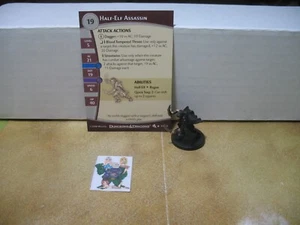 =Dungeons and Dragons GEGEN DIE RIESEN Halbelfen Assassine 44/60 mit Karte= - Bild 1 von 1