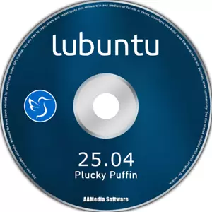 Lubuntu 25.04 LTS 64bit Live Bootable Installation DVD Linux Operating System - Picture 1 of 2