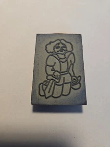 Stempel zum Basteln ➔ RITTER ➔ DDR ➔ Klischee ➔ RARITÄT *Gummi auf Holz* - Picture 1 of 2
