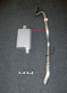 99-04 Jeep Grand Cherokee Exhaust w/ VX 2 Chamber Muffler