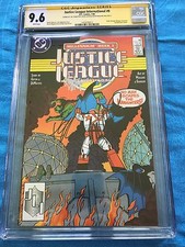 Justice League (1987) #9 - DC - CGC SS 9.6 -Signed by Maguire, Giffen, DeMatteis