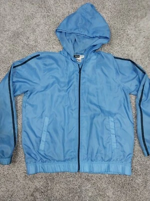 Chaqueta de Pista ACTIVE STUDIO Talla Mediana FORRADA DE MALLA Azul Cremallera Completa Envío Rápido Foto 1 de 4