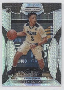 2019-20 Panini Prizm Draft Picks Hyper Prizm /75 Carsen Edwards #34 Rookie RC