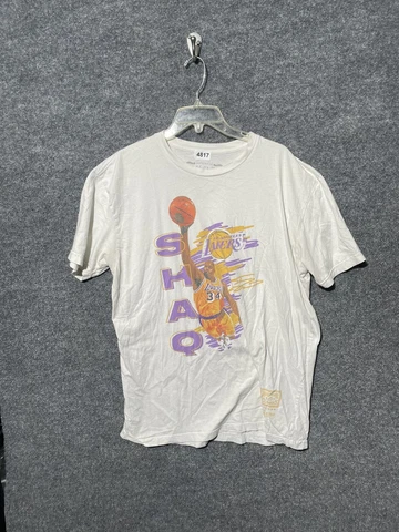 Mitchell & Ness Los Angeles Lakers SHAQ Shaquille O’Neal Graphic Shirt M Size XL Cover