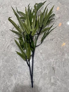 Bamboo Tree Branches Artificial Plants 18” Black Stems Faux Greenery Bulk, 6pcs - Picture 1 of 3