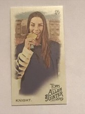 2019 Topps Allen & Ginter's Mini Ginter Logo BACK Hilary Knight #185 Rookie RC