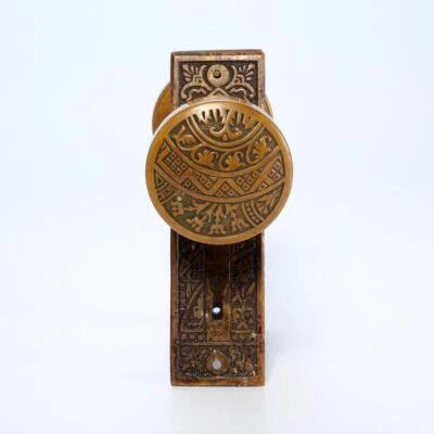 Horace Woodward Londres Victoriano Corbin Passage Bronce Puerta Perilla Antiguo Siglo XIX Foto 1 de 4