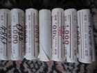 Rotolino da 50 monete da 20 lire FDC fior di conio dal 1972 al 1998