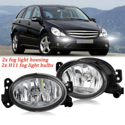 Conjunto de luces antiniebla con bombillas para Mercedes Benz Clase R W251 2006-2010 Foto 1 de 4