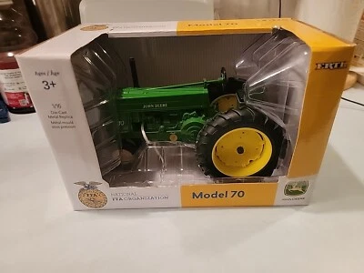 ERTL John Deere 1953 Model 70 Diesel Tractor 1/16 Scale Diecast Brand New In Box - Image 1 of 4