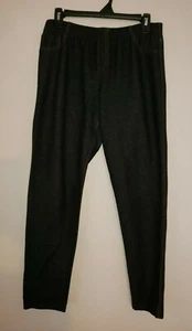 Total girl denim look stretch leggings girls Size 18 1/2 Jean Style Cotton Pants - Picture 1 of 5