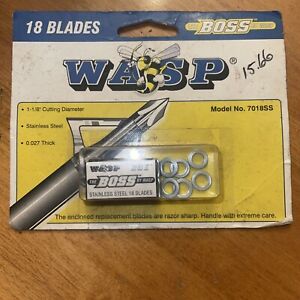 Wasp Replacement Blades For Boss 3 Blade Broadhead SST 100/125 Grain 1 1/8" 9PK
