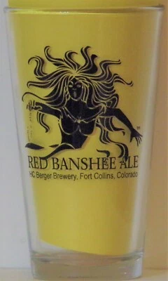 Vaso de pinta Red Banshee/Oro Banshee Ale - Cervecería H. C. Berger - (Cerrado) Foto 1 de 2