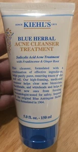 Kiehl's Blue Herbal Acne Cleanser Treatment 5 fl oz / 150ml New Sealed Rare - Picture 1 of 6