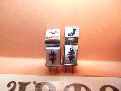 Xmods Crystals Pair Band 7 Gray Brown 26.975 Mhz Tx Rx - Image 1 of 3