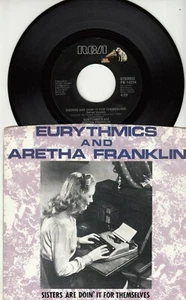 EURYTHMICS & ARETHA FRANKLIN - SISTERS ARE DOIN' IT - ORIGINAL MINT 45 WPS - NEW - Picture 1 of 2