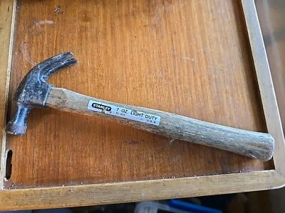 "Martillo de garra Stanley 7 oz de servicio ligero # 51-613 EE. UU. 11-1/2"" de largo" Foto 1 de 4